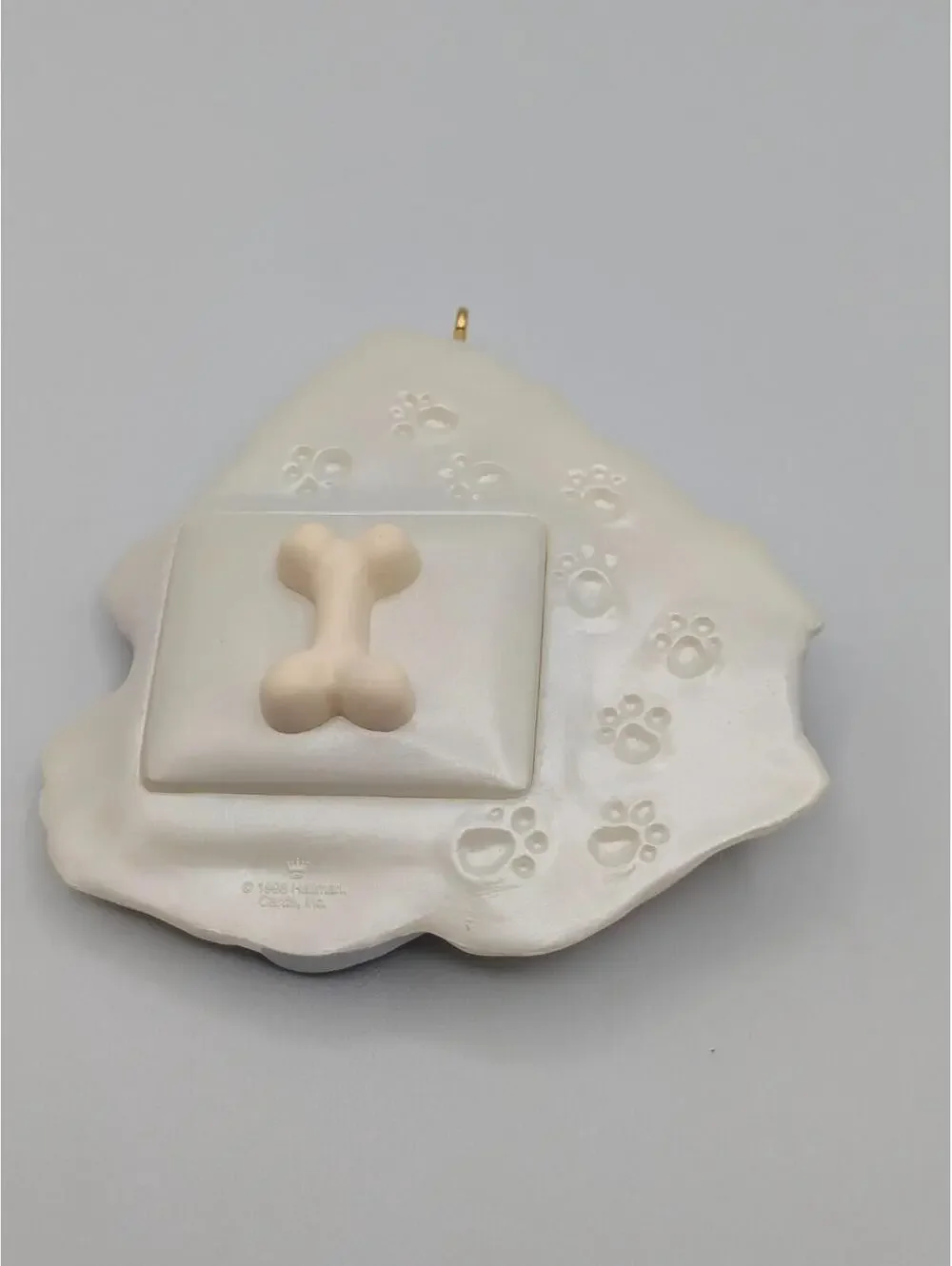 Hallmark Keepsake Special Dog Photo Holder 1998 Vintage Christmas Ornament